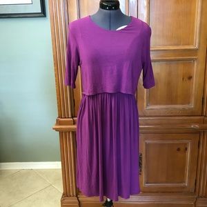 ASOS Nursing / Breastfeeding Fuchsia Dress